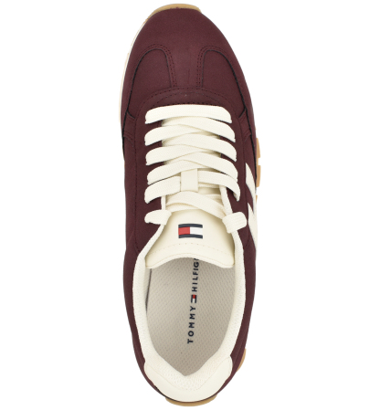 Tommy Hilfiger Women's Hatina Chunky Sole Lace-Up Sneakers - Dark Red