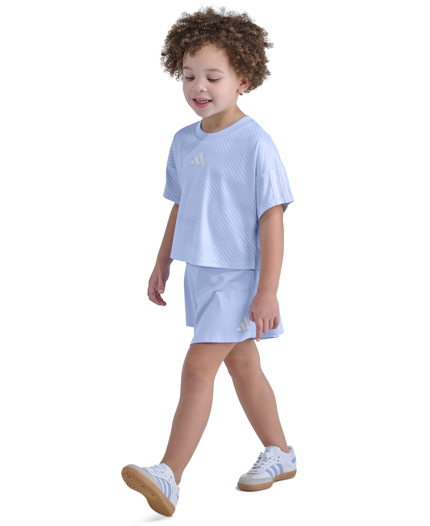 adidas Girls' 2T-6X Short-Sleeve Top & Skort, 2-Piece Set - Blue