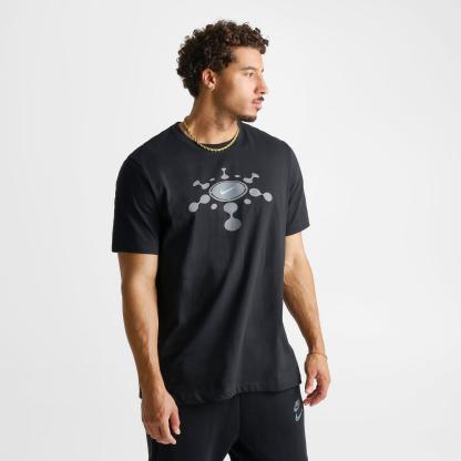 Men's Nithtke Club Node Graphic T-Shirt - Black/Light Smoke Grey