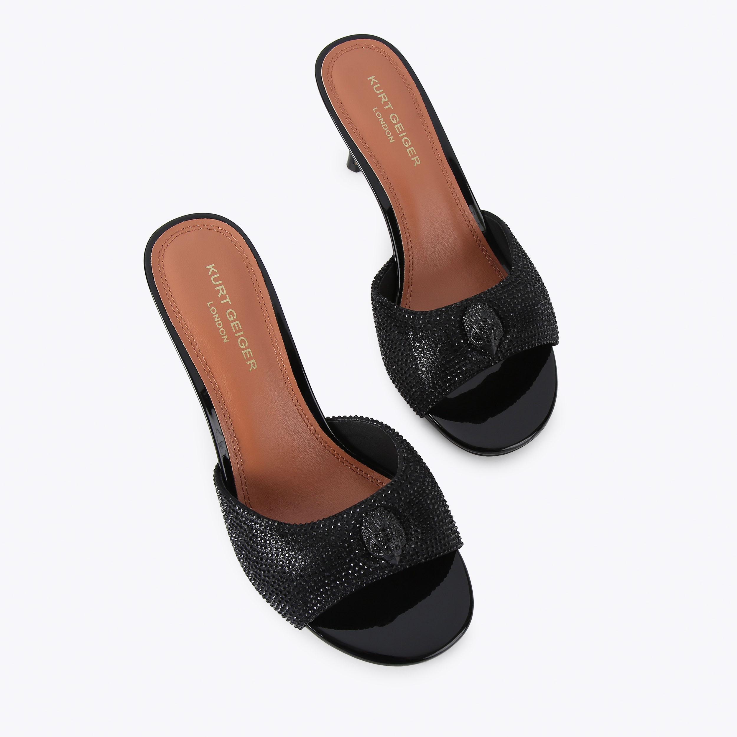 Kurt Geiger London Oxford Heel Mule Dr - Black - view 3