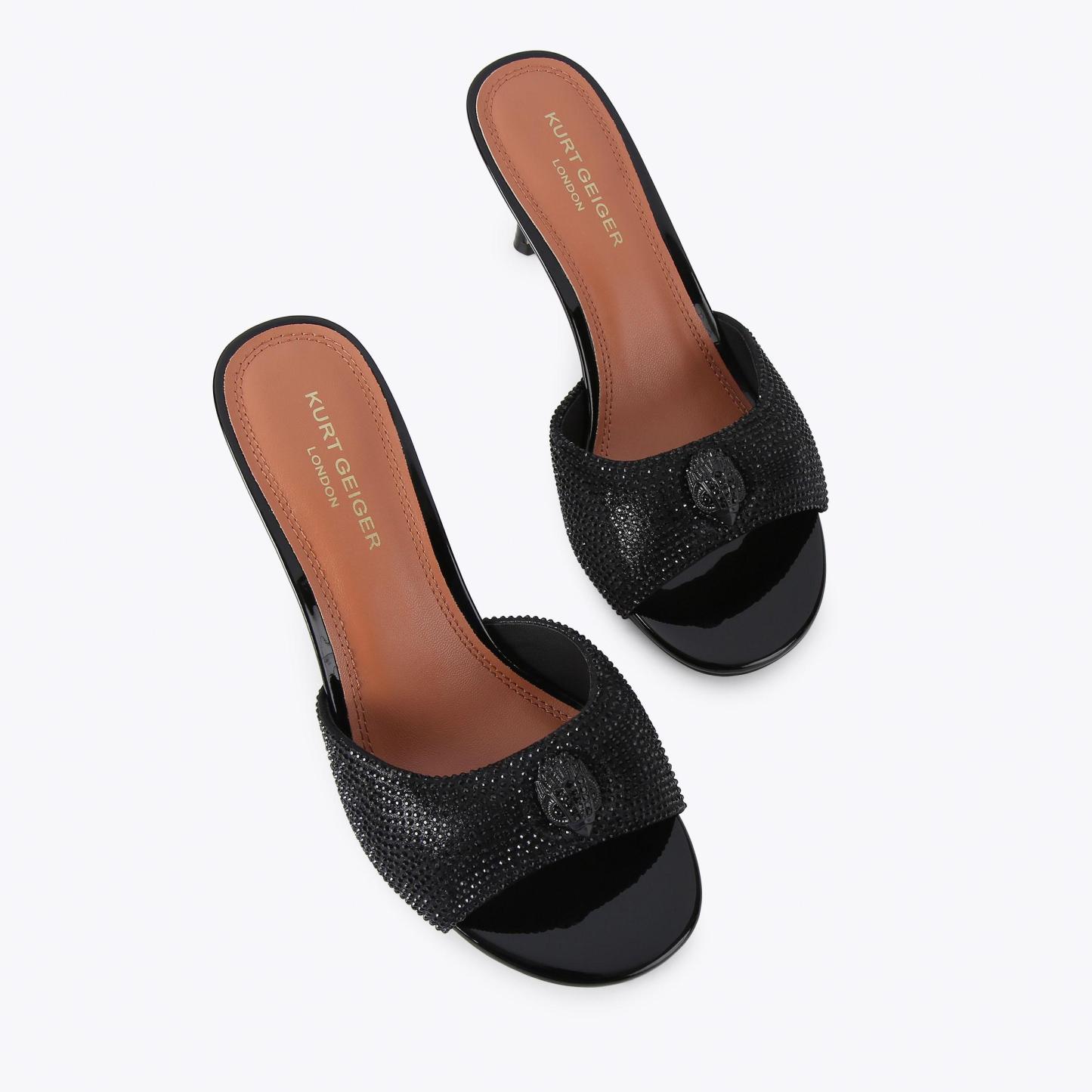 Kurt Geiger London Oxford Heel Mule Dr - Black - view 3