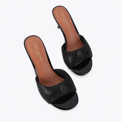 Kurt Geiger London Oxford Heel Mule Dr - Black - view 3