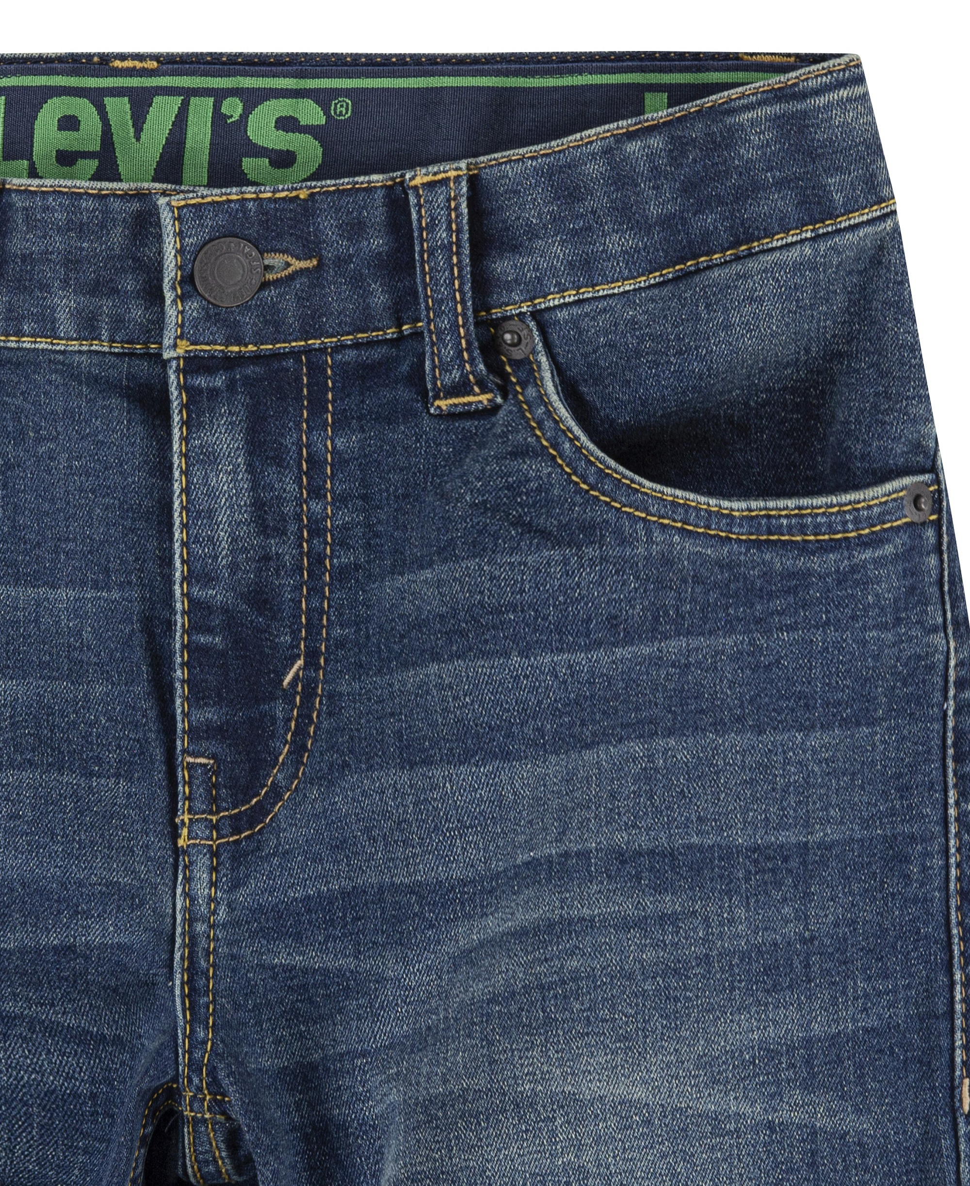 Levi's Boys' 2T-7 511 Slim Fit Stretch Performance Jeans - Evans Blue