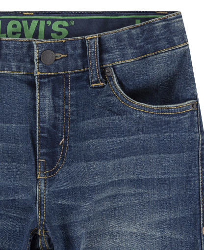 Levi's Boys' 2T-7 511 Slim Fit Stretch Performance Jeans - Evans Blue