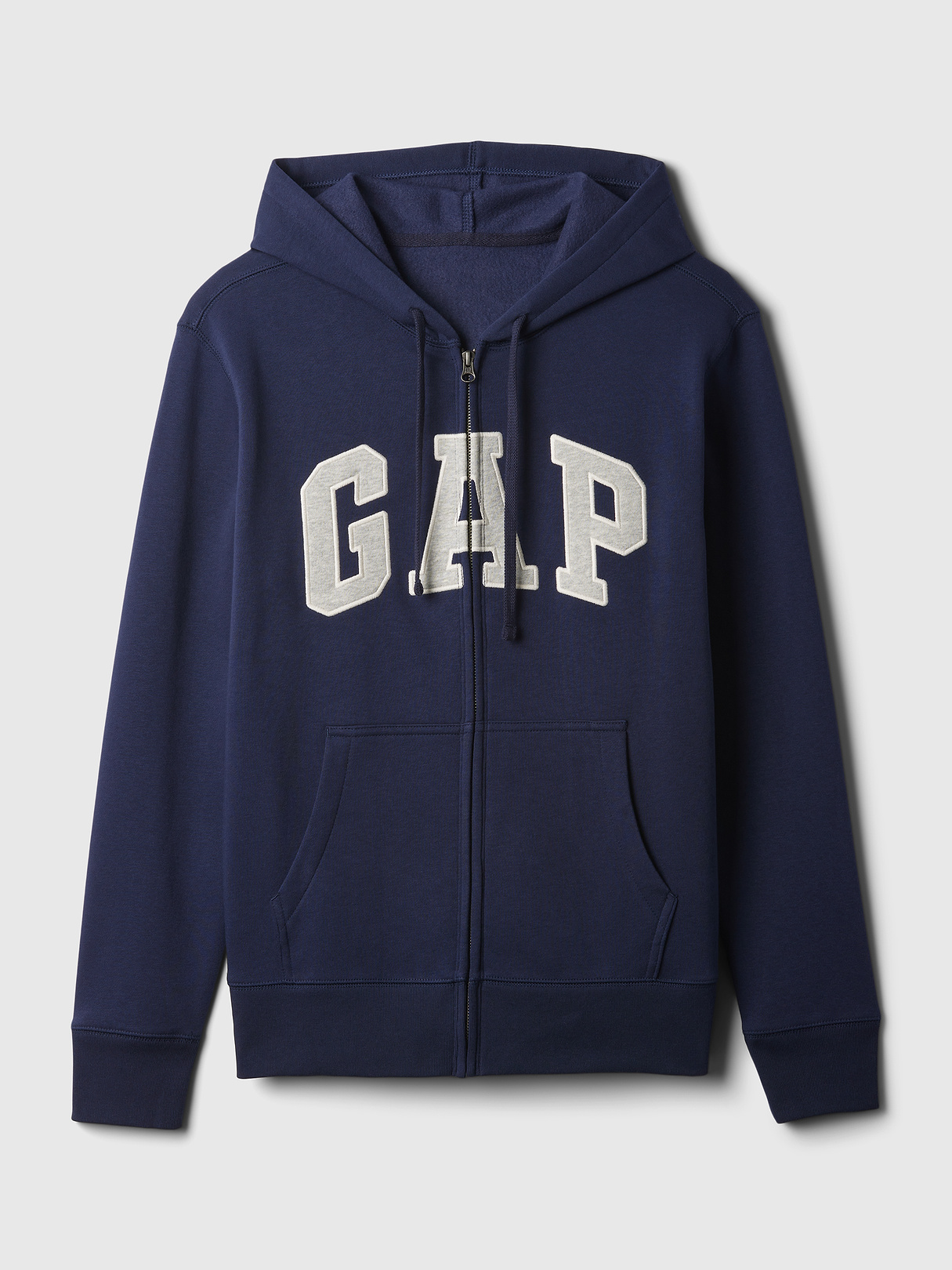 Adult VintageSoft Arch Logo Zip Hoodie - Blue