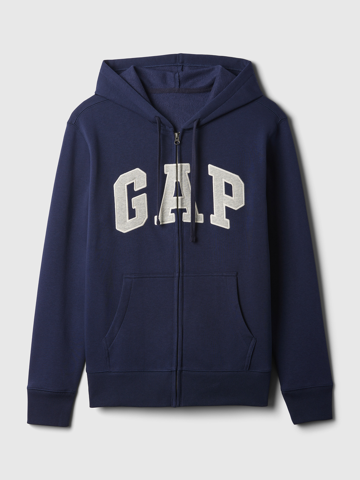 Adult VintageSoft Arch Logo Zip Hoodie - Blue