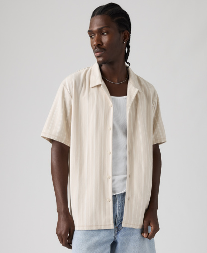 Levi's Men's Wood Side Camp Shirt - Cream