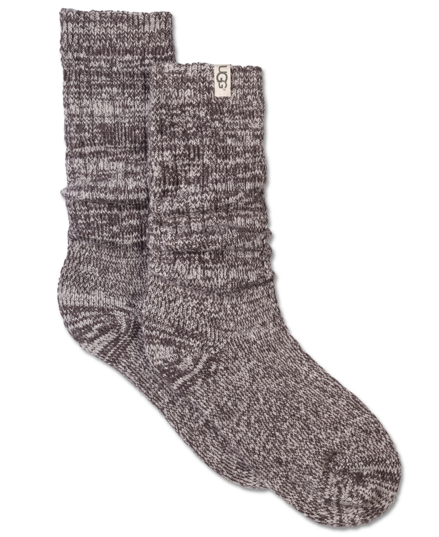 UGG Women's Rib-Knit Slouchy Crew Socks - Nightfall