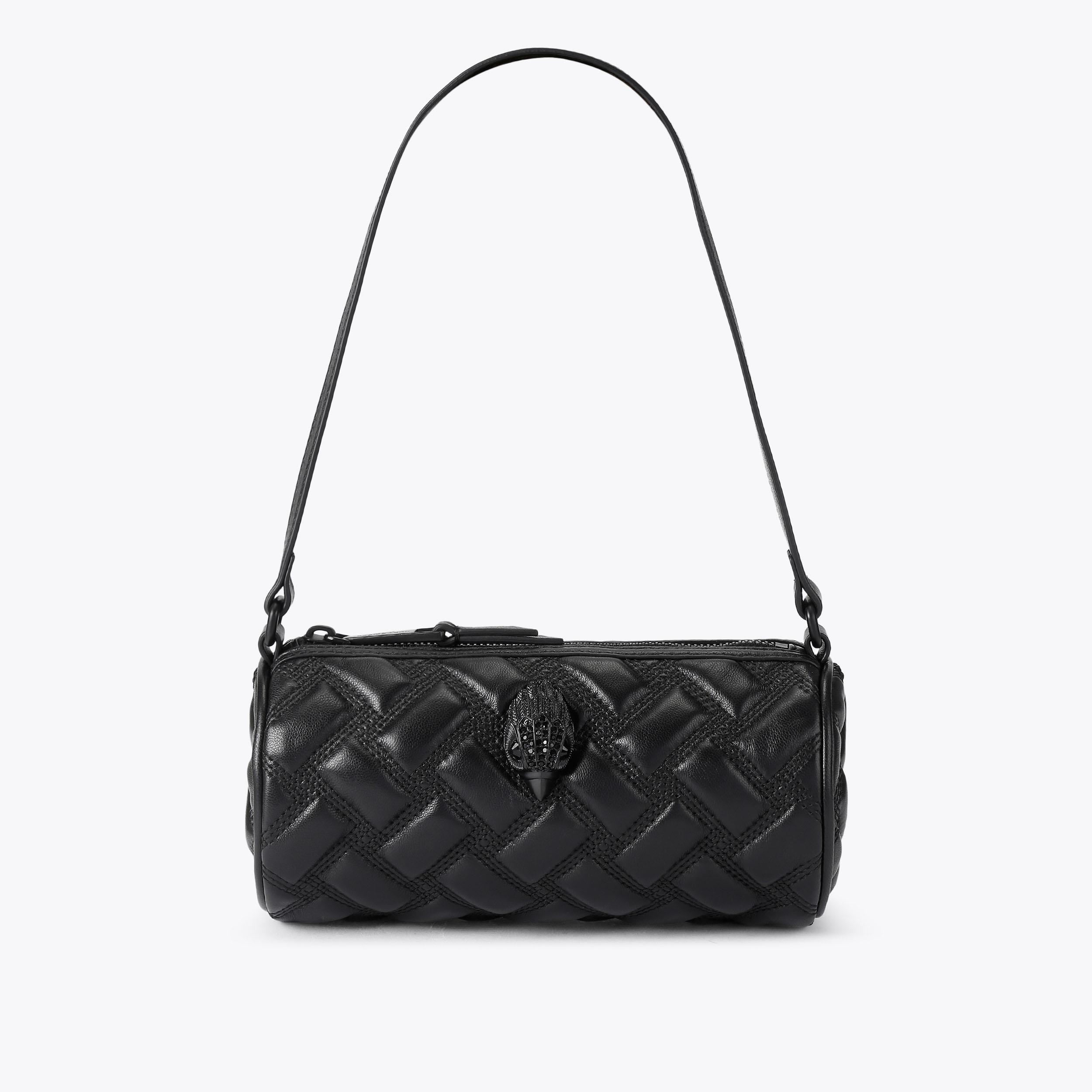 Kurt Geiger London Small Kensington Drench Barrel Bag - Black