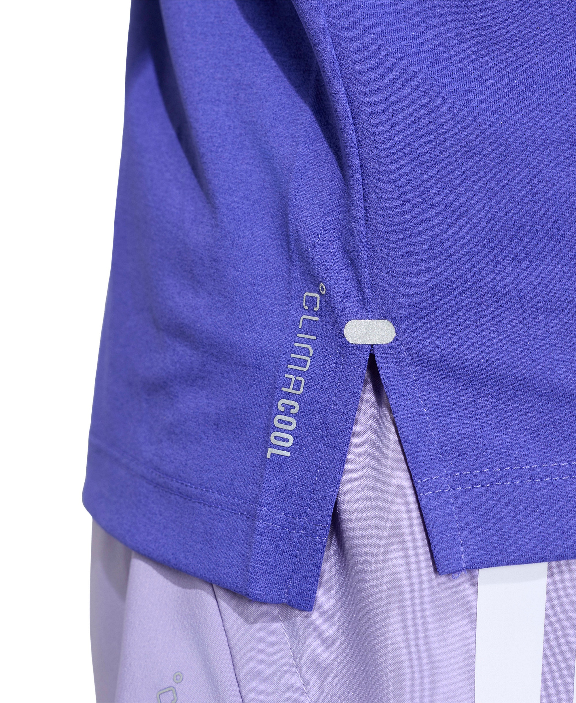 adidas Women's Crewneck Running T-Shirt - Pure Purple