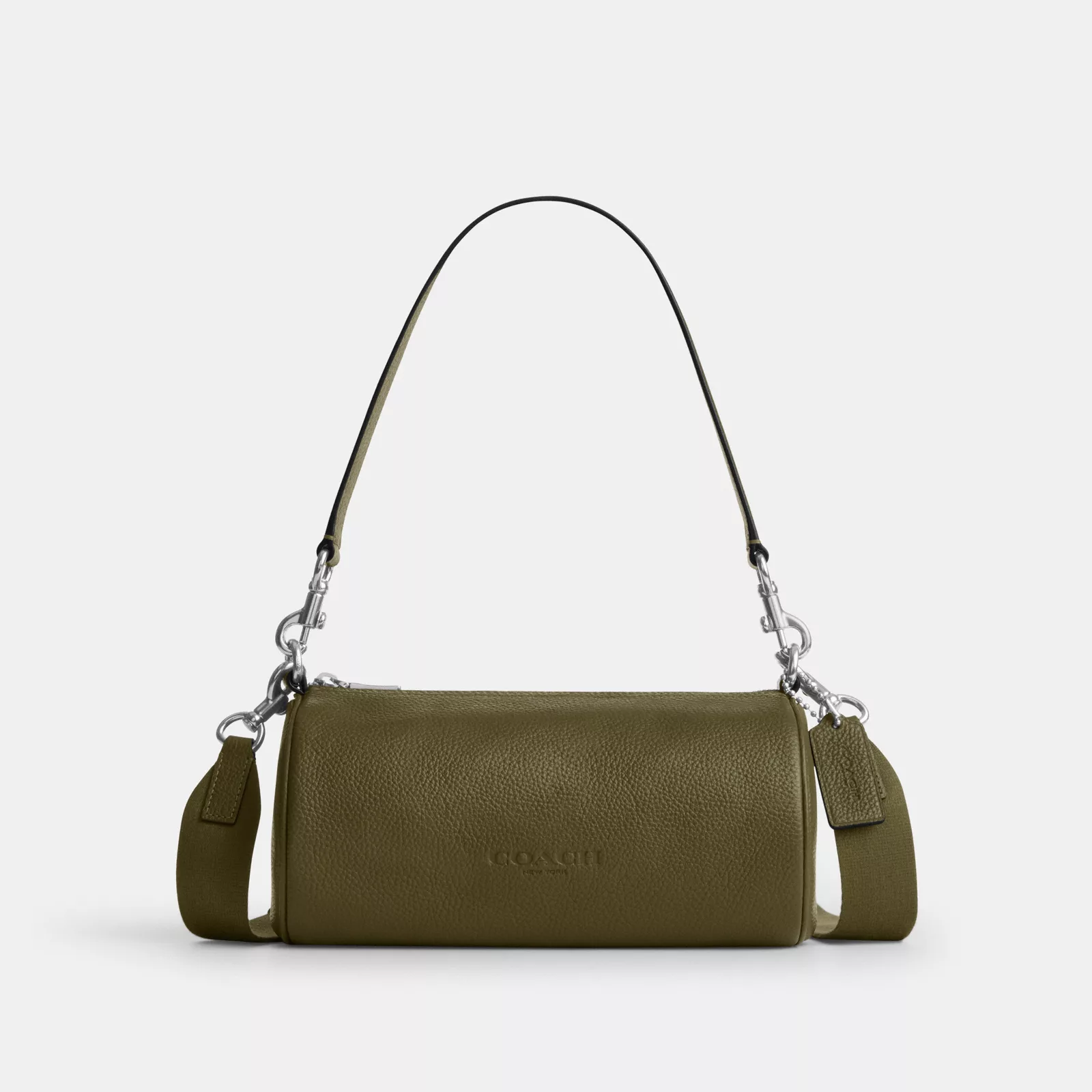 Andre Barrel Bag 24 - Silver/Olive