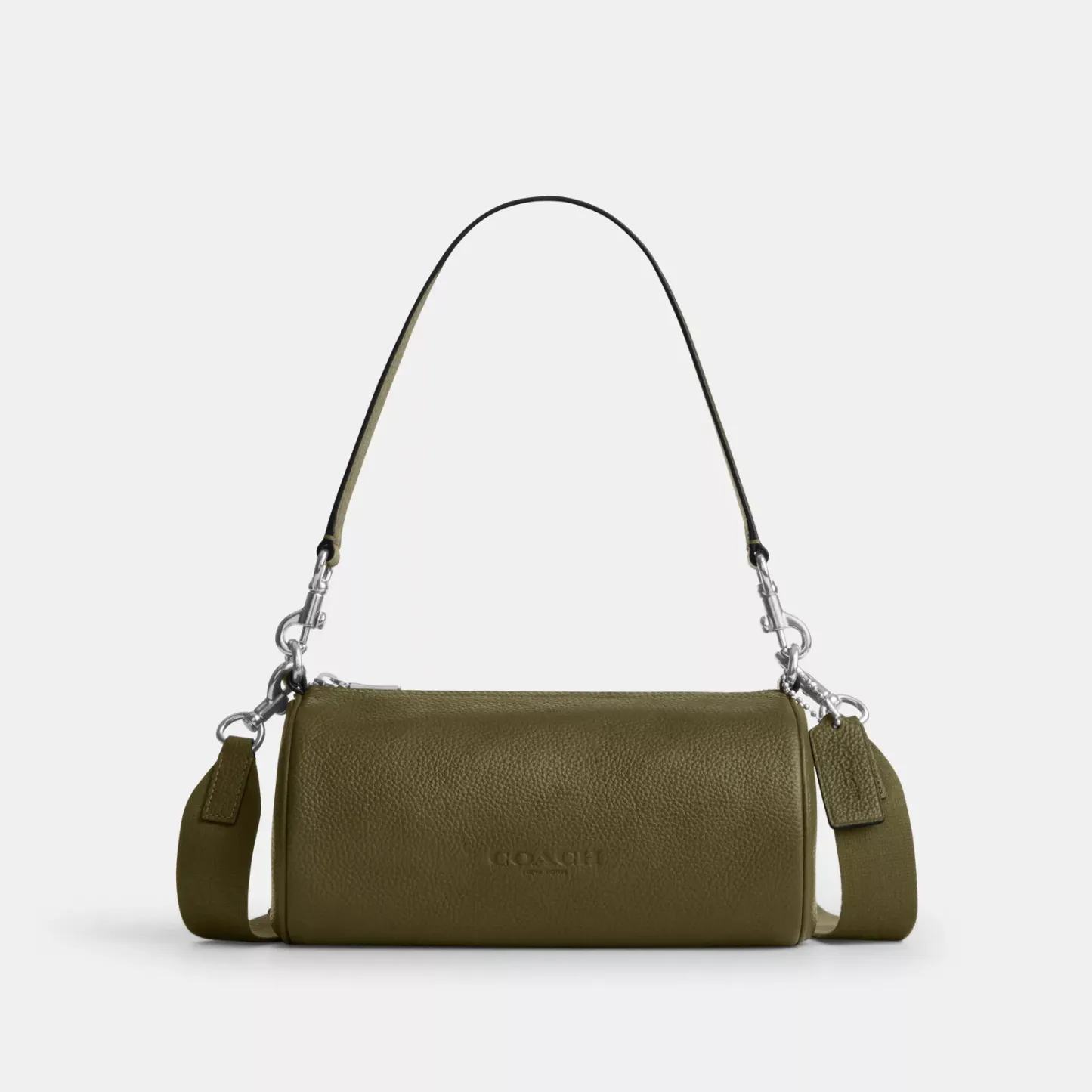 Andre Barrel Bag 24 - Silver/Olive