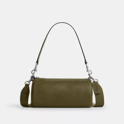 Andre Barrel Bag 24 - Silver/Olive