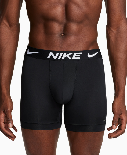 Nike Men's Essential Micro Boxer Briefs, 3-Pack - Black