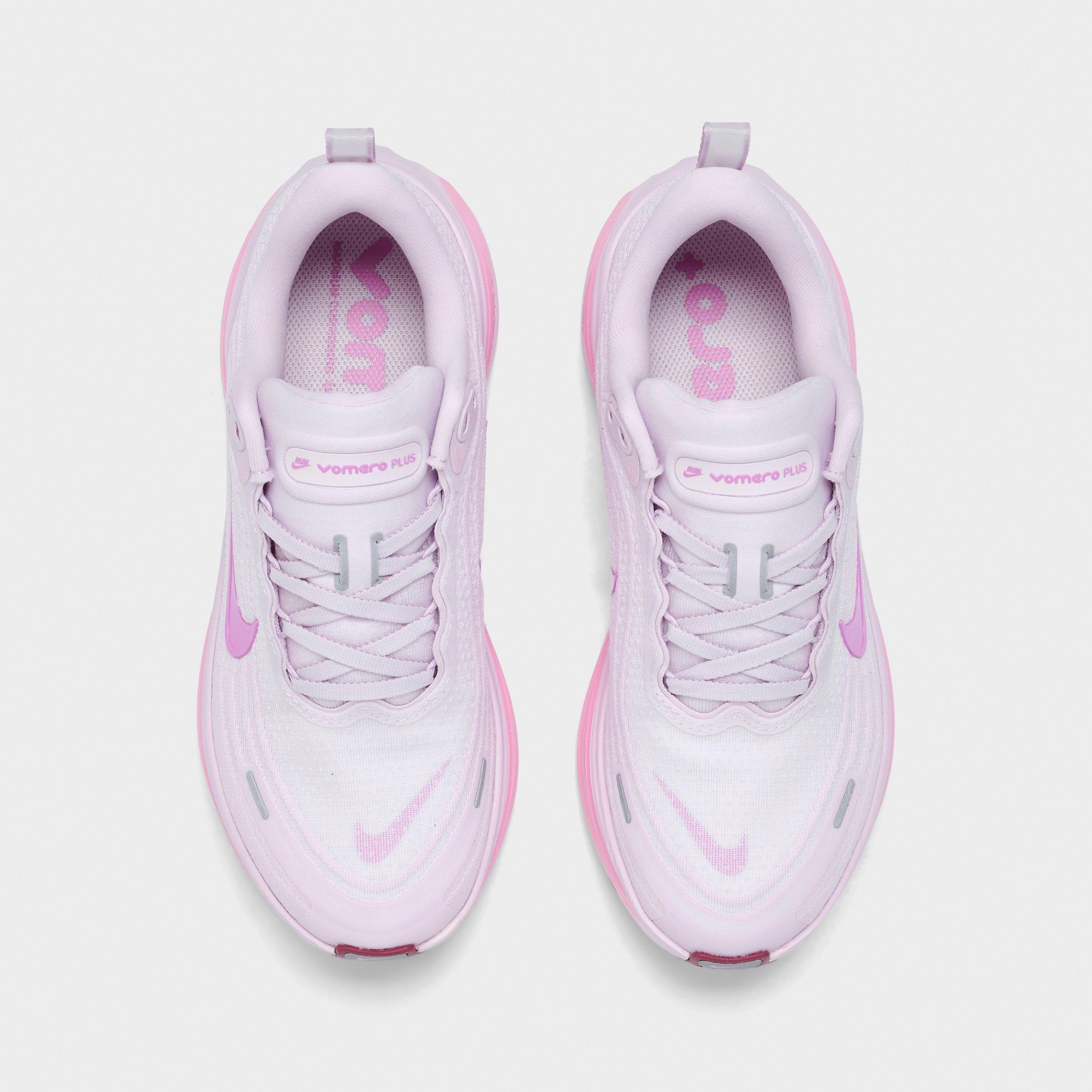 Women's Nithtke Vomero Plus Running Shoes - Part 1 - Bleached Lilac/Pink Rise/Pink Foam/Light Magenta - Top view