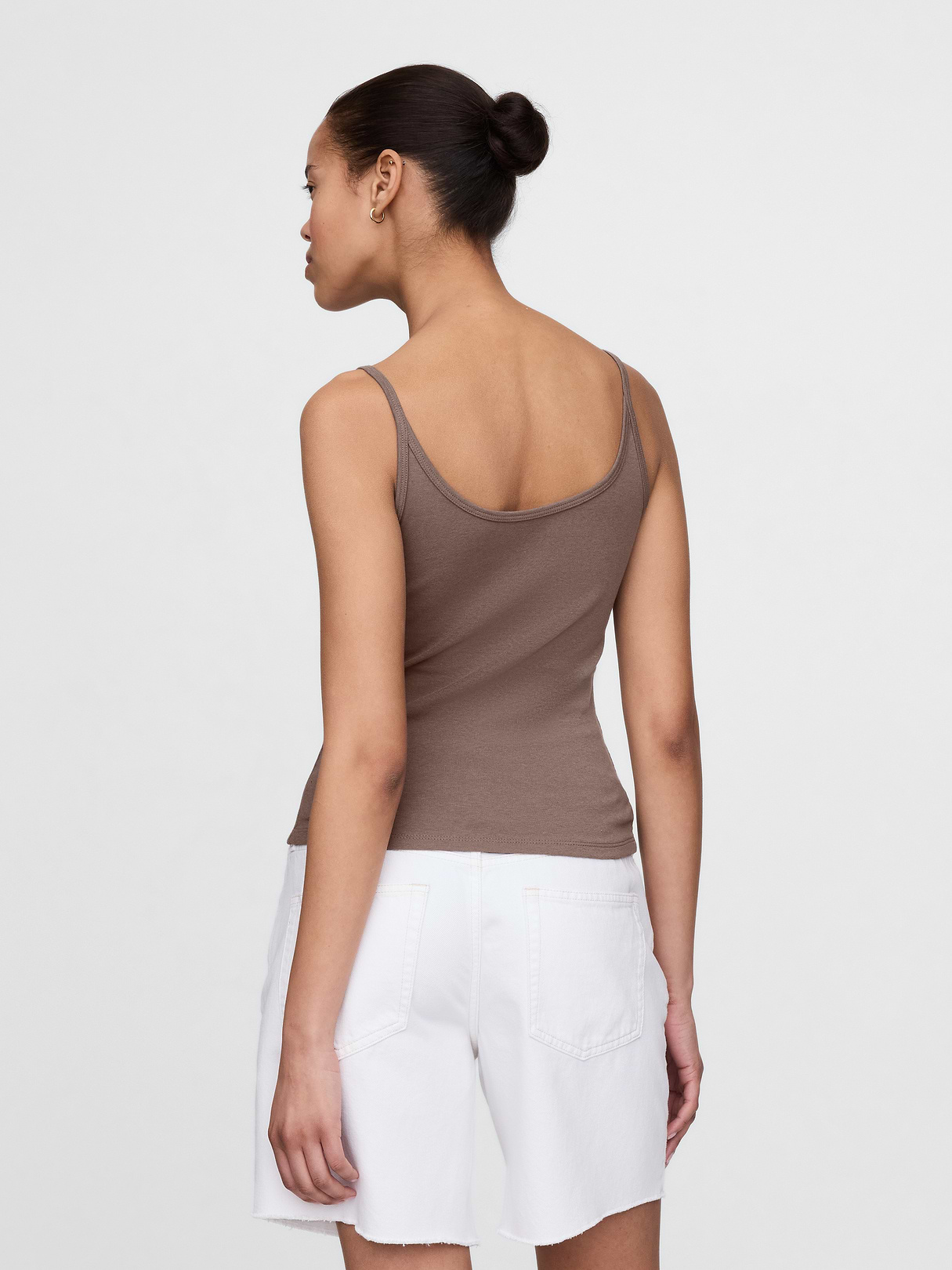 Modern Crop Cami - Plymouth rock brown