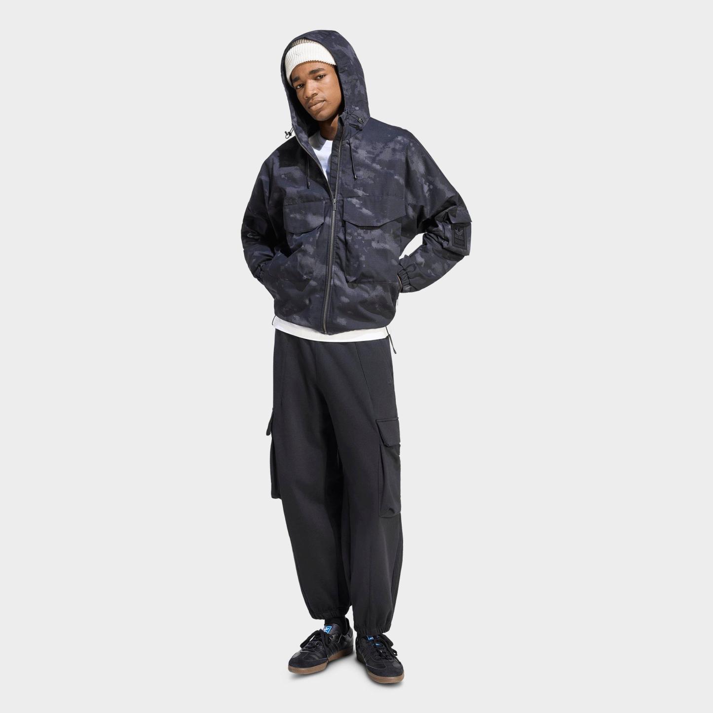 Men's adidas Originals Camo Ripstop Full-Zip Jacket - Black