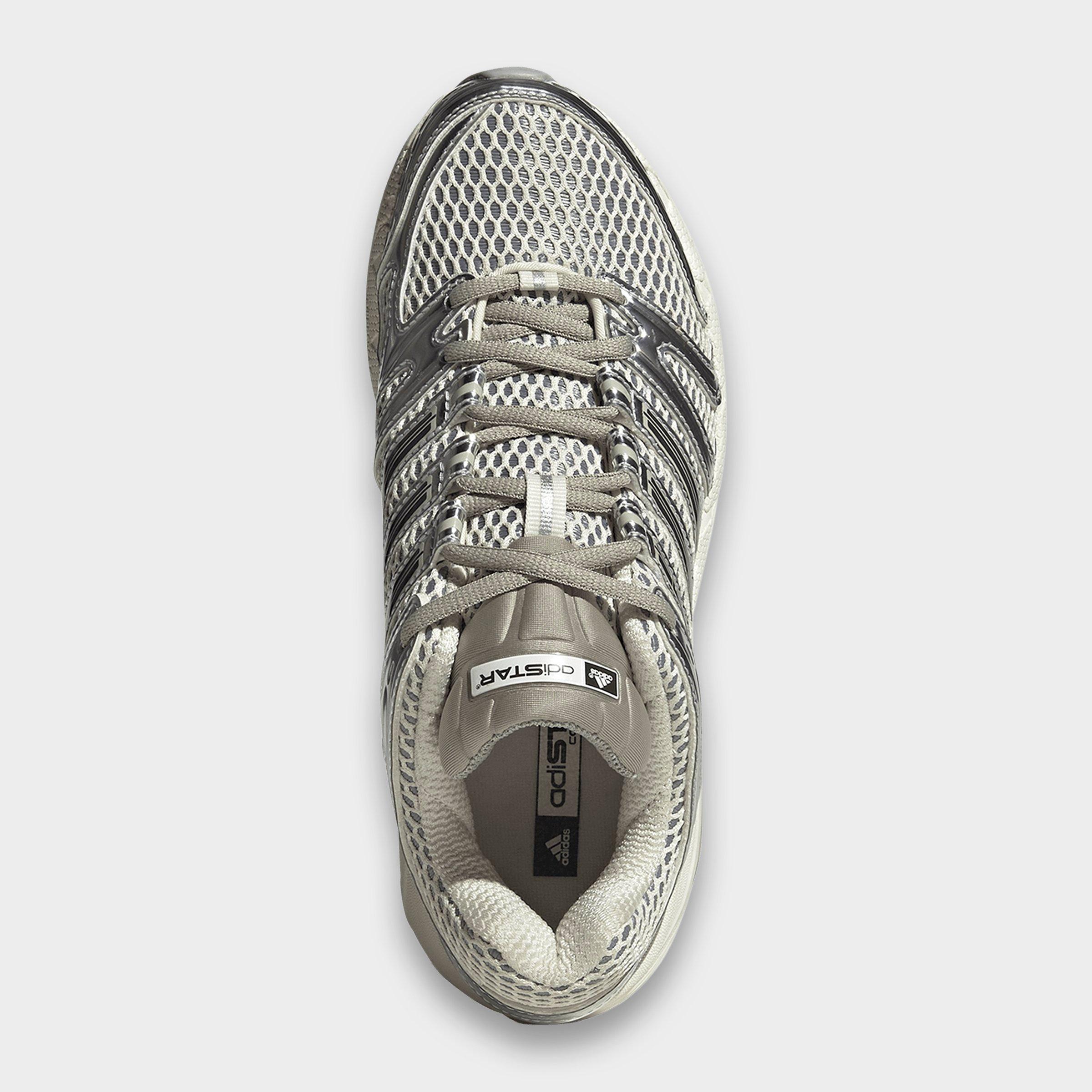 Women's adidas Adistar Control 5 Pony Print Casual Shoes - Part 2 - Off White/Silver Metallic/Sesame - Top view