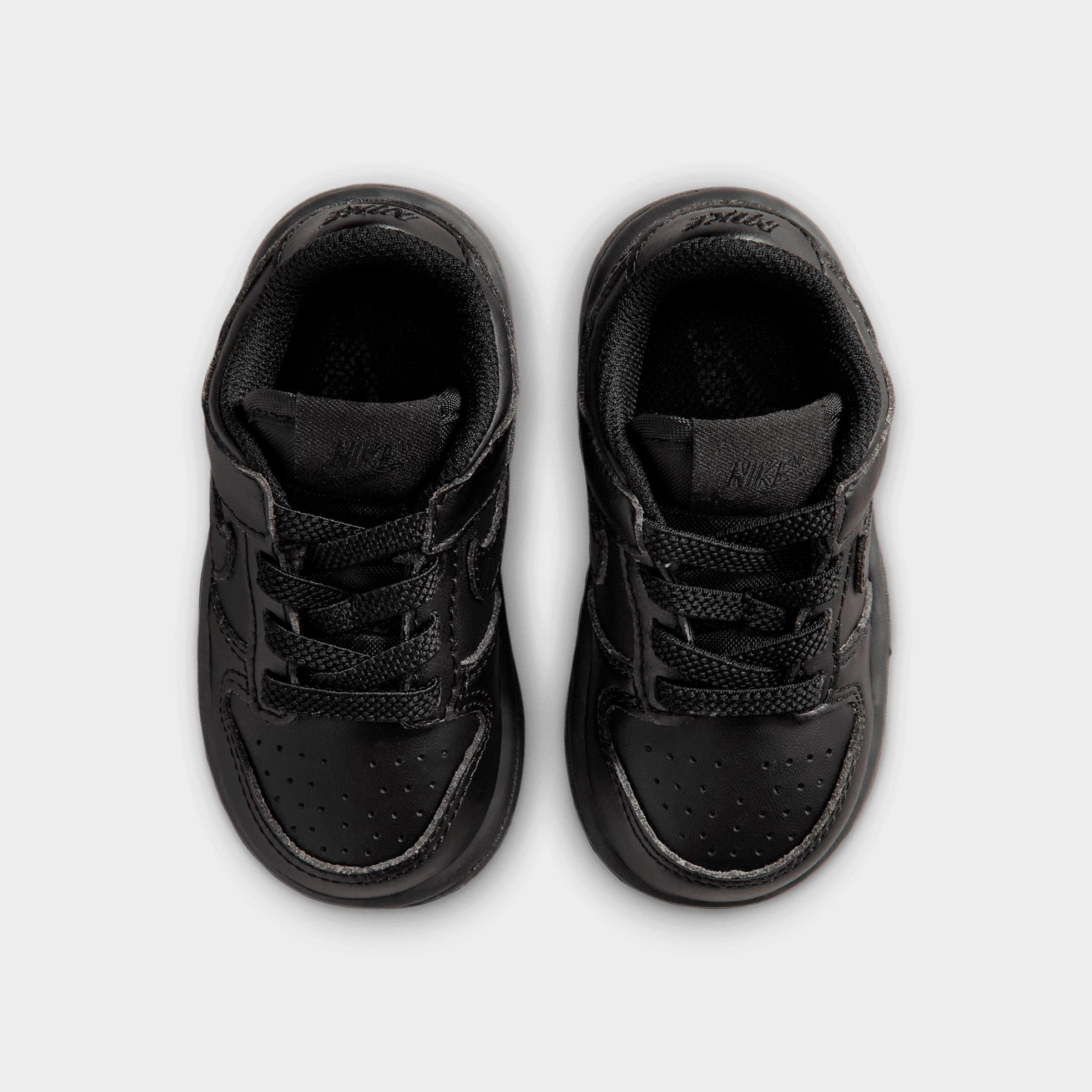 Kids' Toddler Nithtke Dunk Low Casual Shoes - Black - Top view
