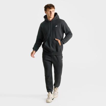 Men's Nithtke Club Fleece Premium Embroidered Pullover Hoodie - Part 1 - Black/Black/Multi