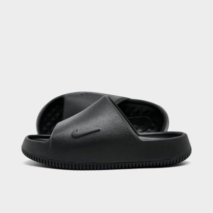 Little Kids' Nithtke Calm 2.0 Slide Sandals - Black - Left shoe facing left. Outside of the shoe.
