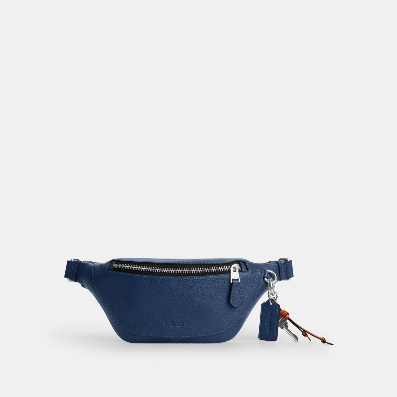 Warren Mini Belt Bag With Charms - Silver/Deep Blue