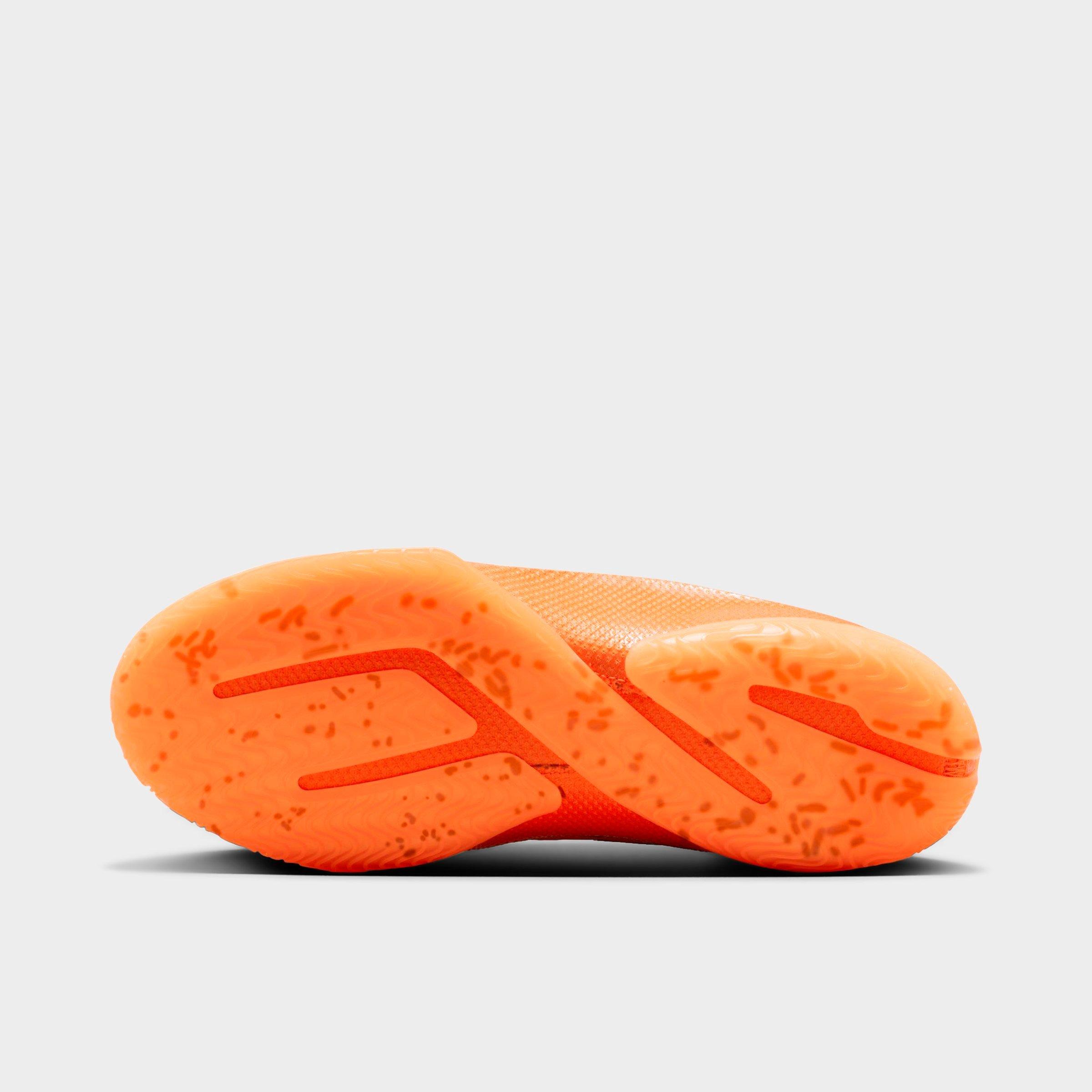 Men's Nithtke LeBron 23 Basketball Shoes - Safety Orange/Wolf Grey/Metallic Gold - Bottom view