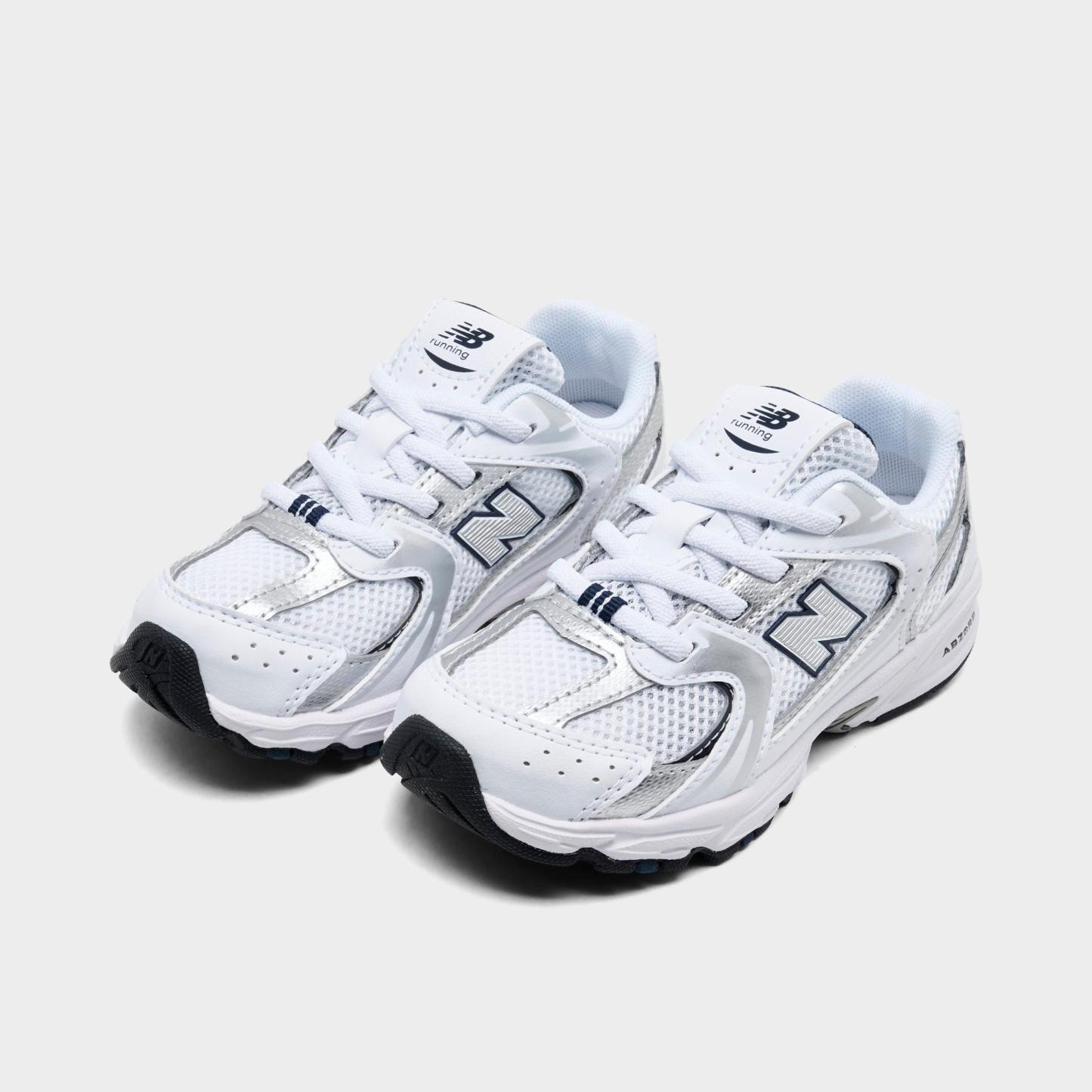 Kids' Toddler New Balance 530 Casual Shoes - White/Navy - view 2