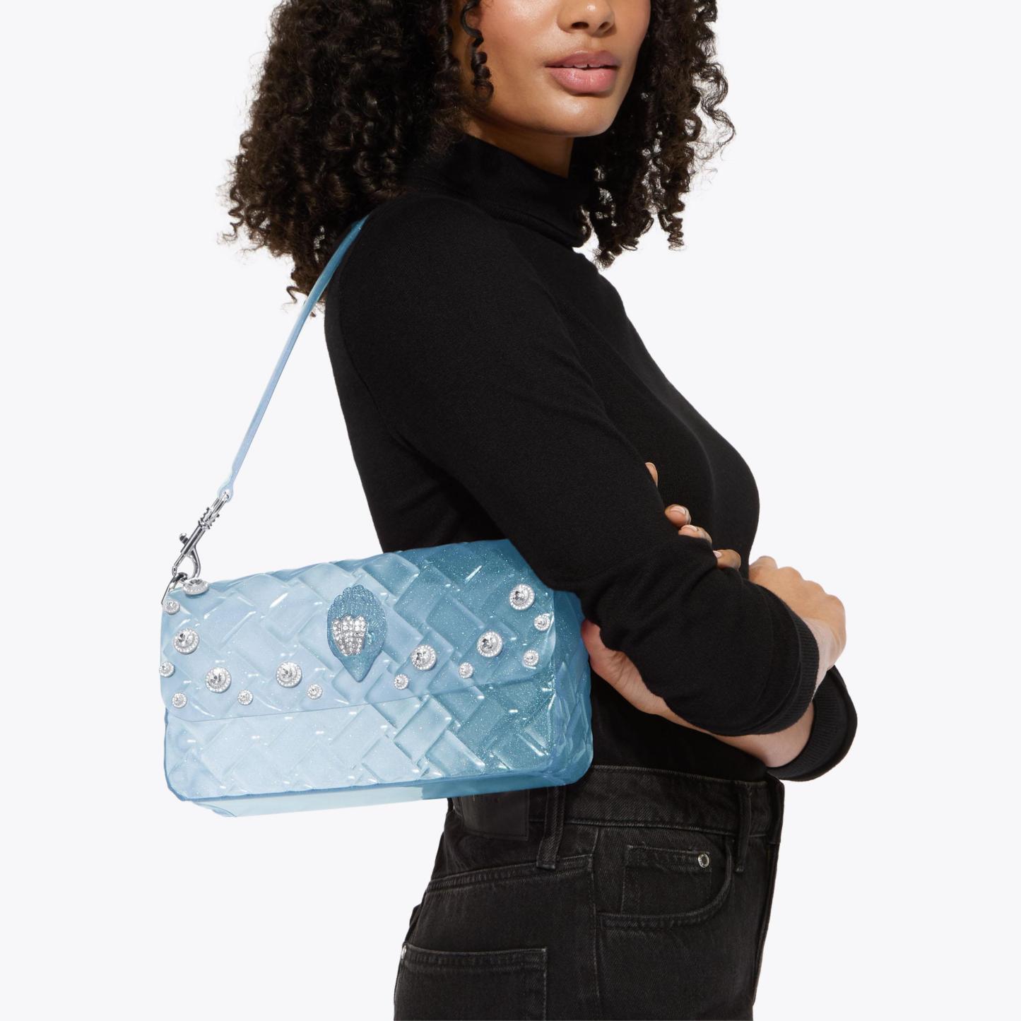 Kurt Geiger London Jelly Kensington Crystal Bag - Blue - view 2