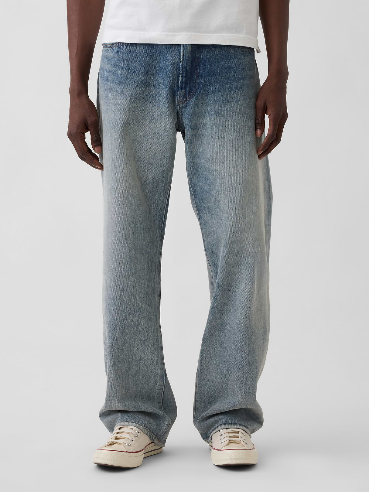 '90s Loose Jeans - medium Light Wash