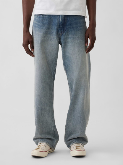 '90s Loose Jeans - medium Light Wash