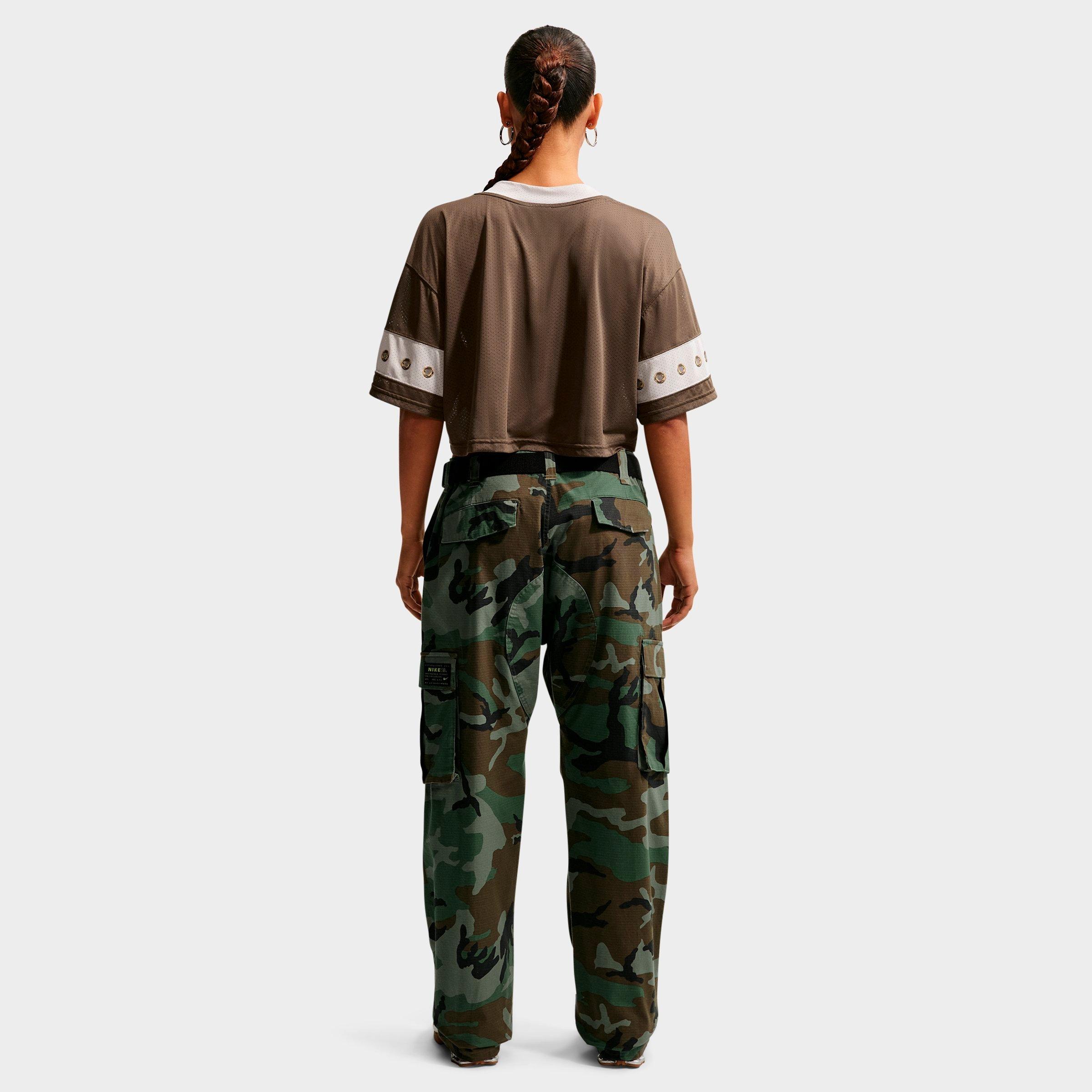 Women's Nithtke Sportswear Cropped Jersey Top - Dark Hazel/Moon Particle