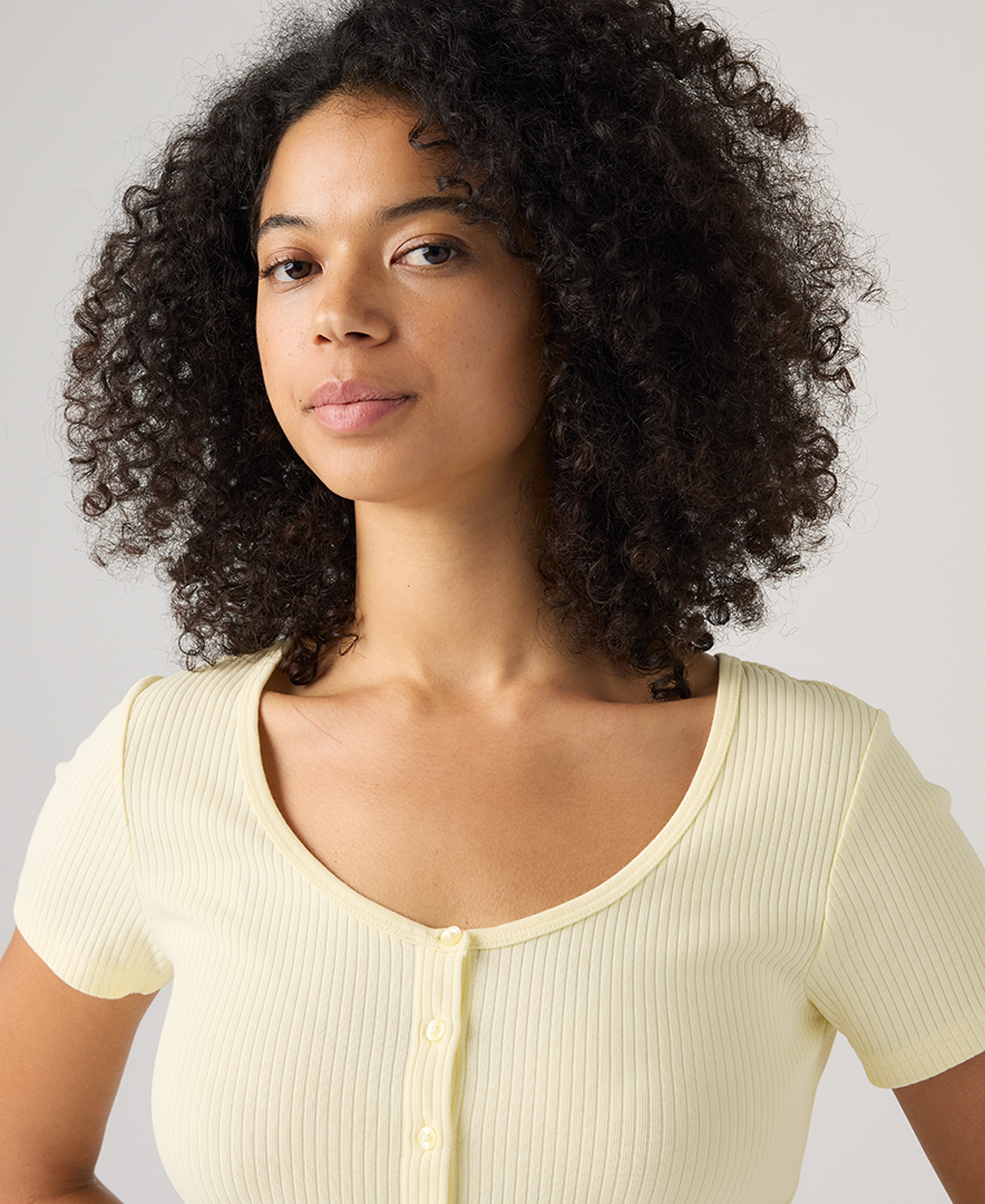 Levi's Women's Austen Button-Up Short-Sleeve Top - Pear Sorbet