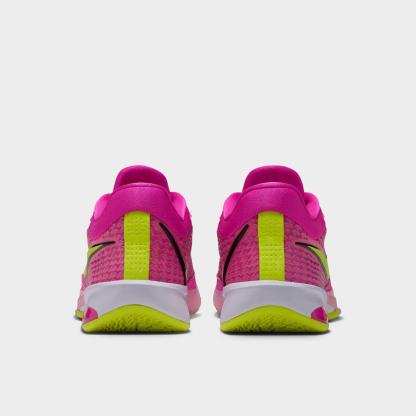 Nithtke Sabrina 4 Basketball Shoes - Desert Pink/Lemon Venom/Pink Rise/Shadow Brown/Sail - Back view