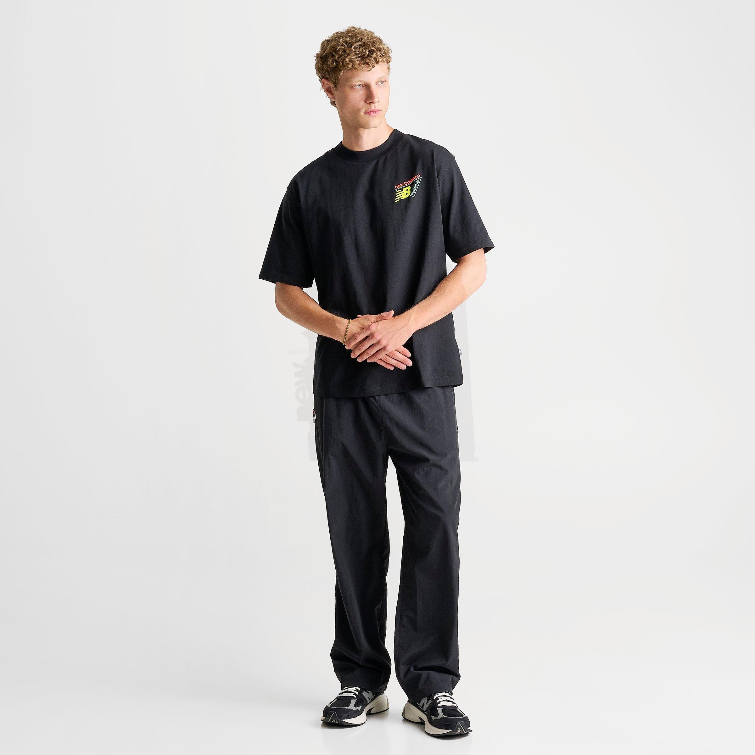 Men's New Balance Classic Tri-Logo Heat Map T-Shirt - Black - view 2
