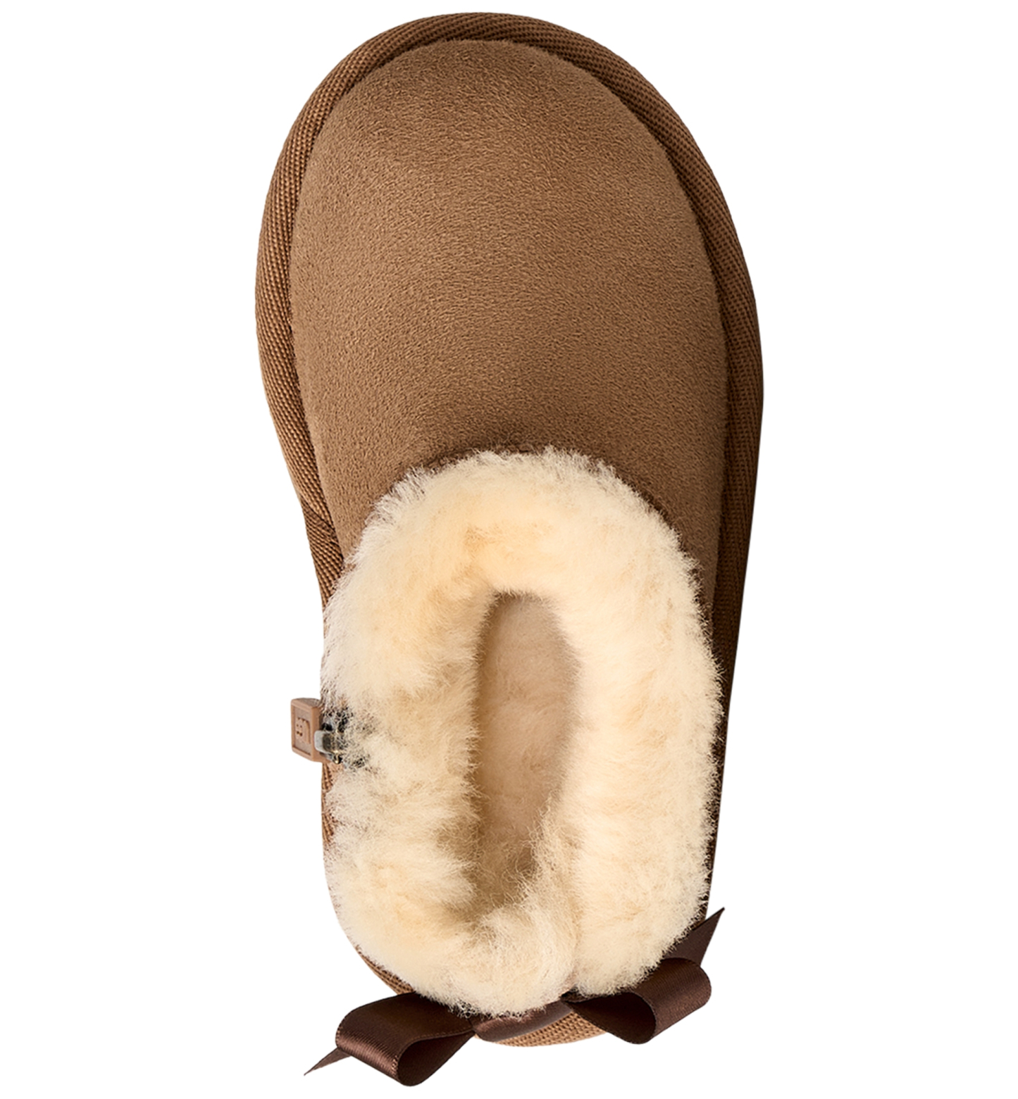 UGG® Toddler Kids Ultra Mini Bailey Bow Zipper Booties - Chestnut