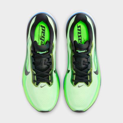 Men's Nithtke Pegasus 42 Running Shoes - Part 1 - Volt Tint/Sapphire/Lime Blast/Black Spruce - Top view