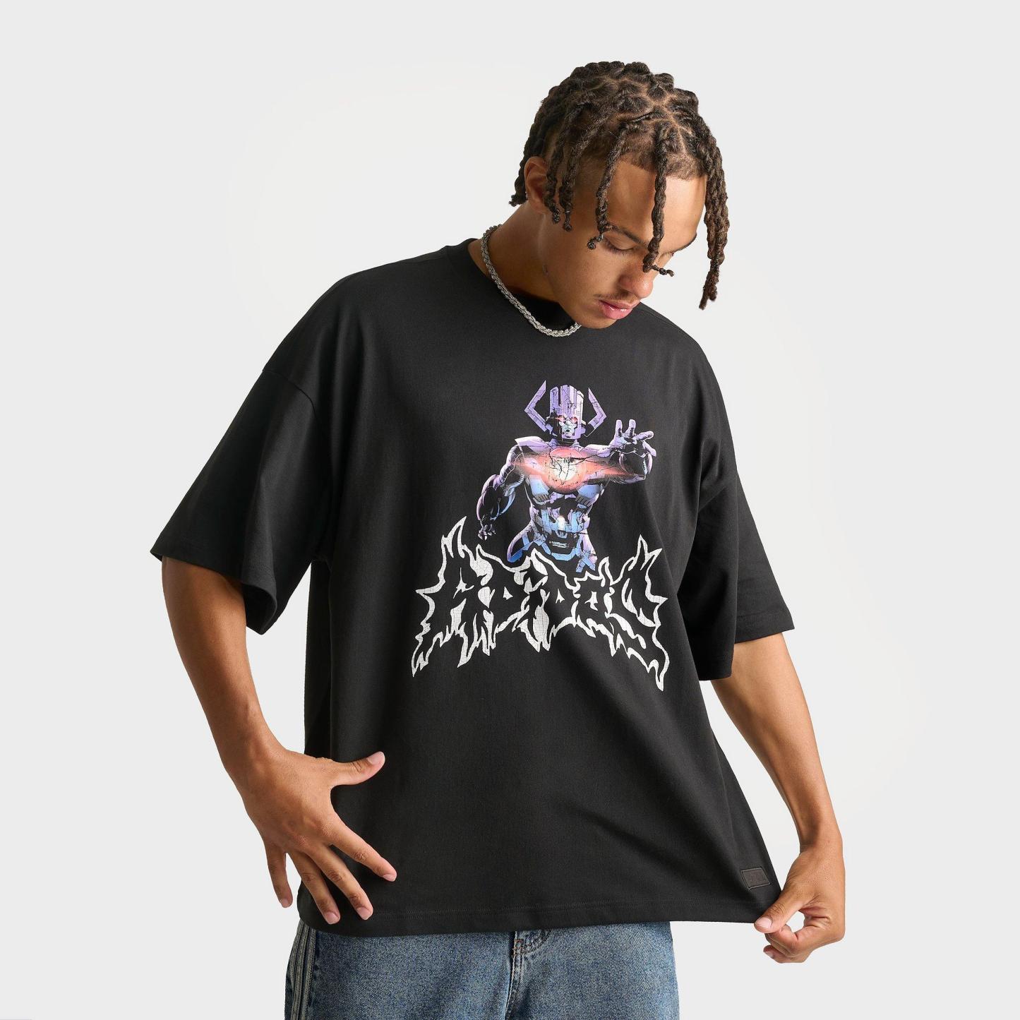 Men's adidas x Marvel Galactus Graphic T-Shirt - Black