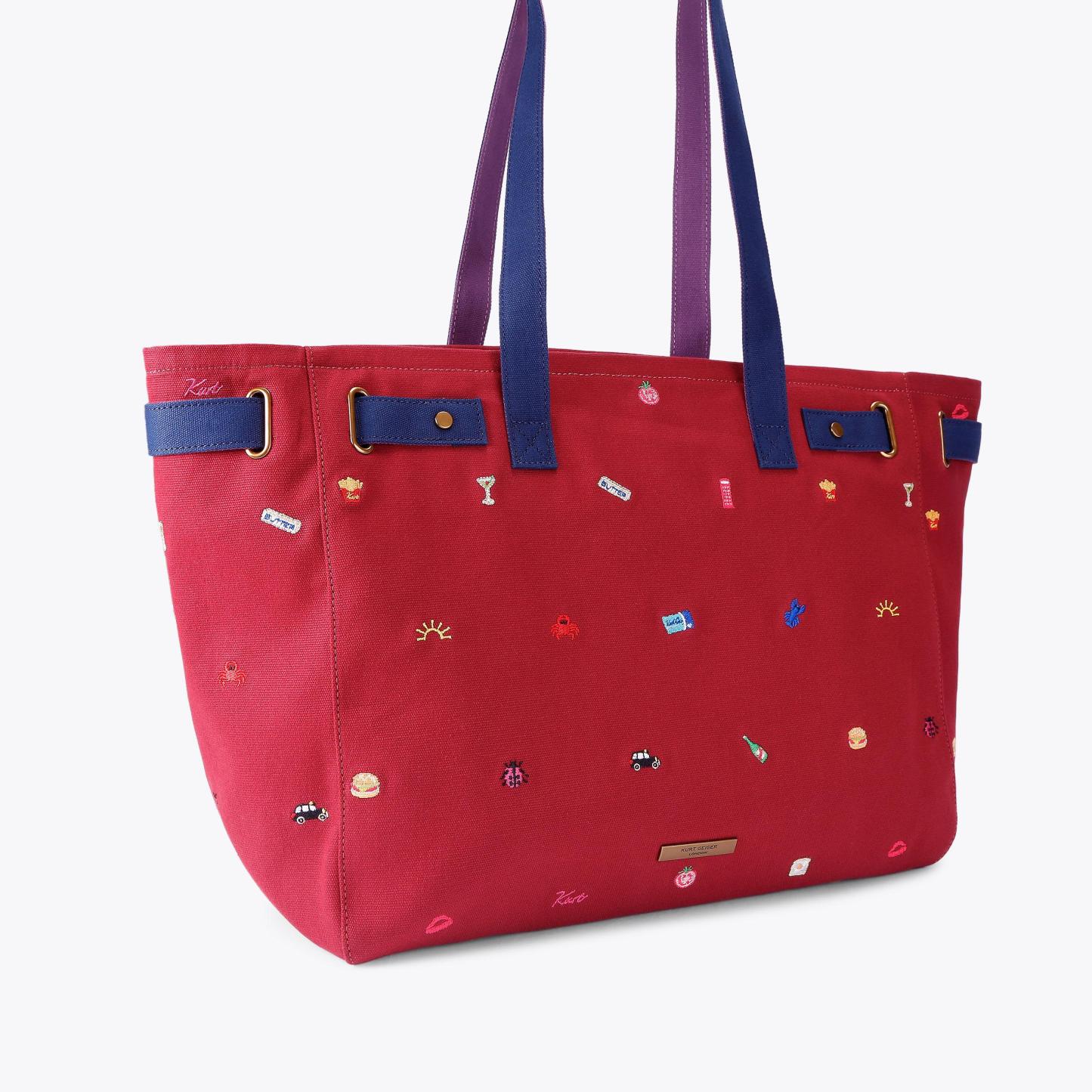 Kurt Geiger London Sloane Shopper Bag - Red - view 4