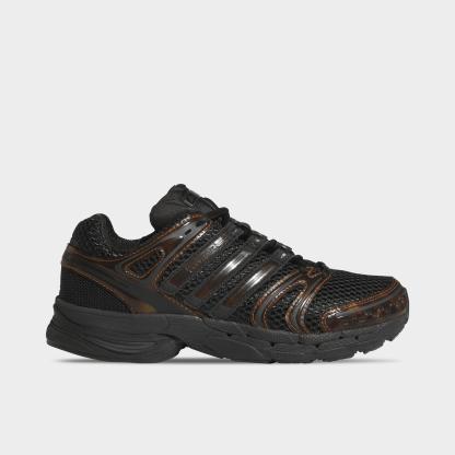 Women's adidas Adistar Control 5 Pony Print Casual Shoes - Part 2 - Core Black/Tortoise/Core Black - Left shoe facing left. Outside of the shoe.