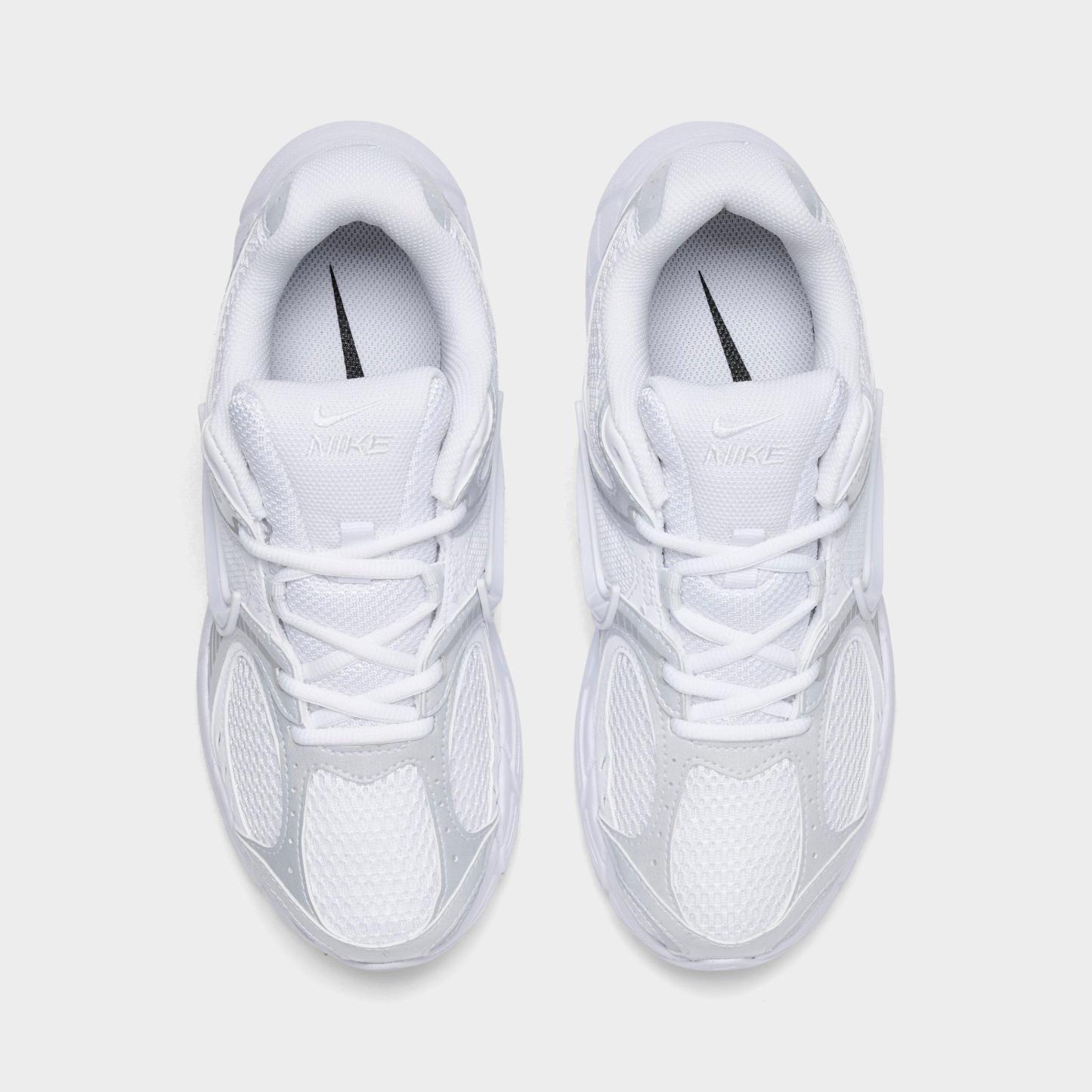 Women's Nithtke V5 RNR Casual Shoes - Part 2 - White/White/Black/Metallic Silver - Top view
