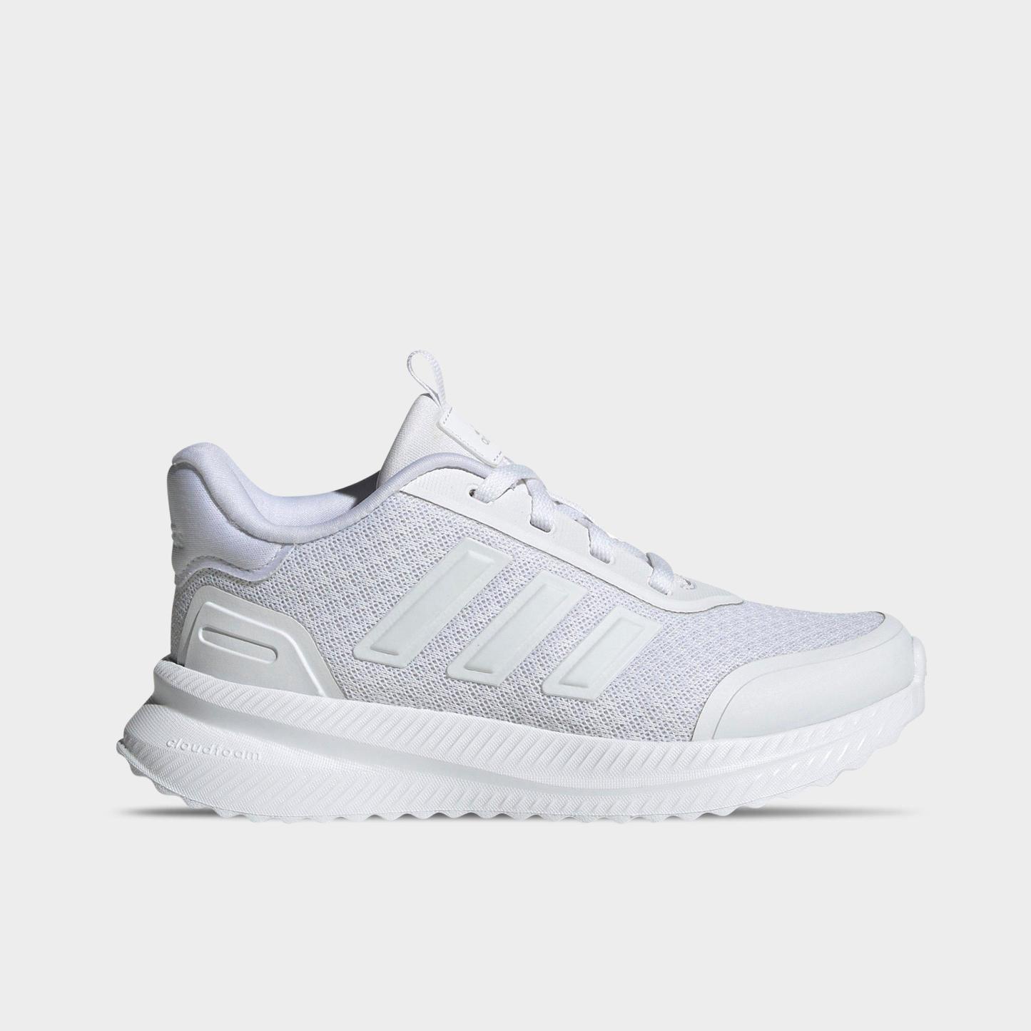 Big Kids' adidas X_PLRPATH Casual Shoes - White - Left shoe facing left. Outside of the shoe.