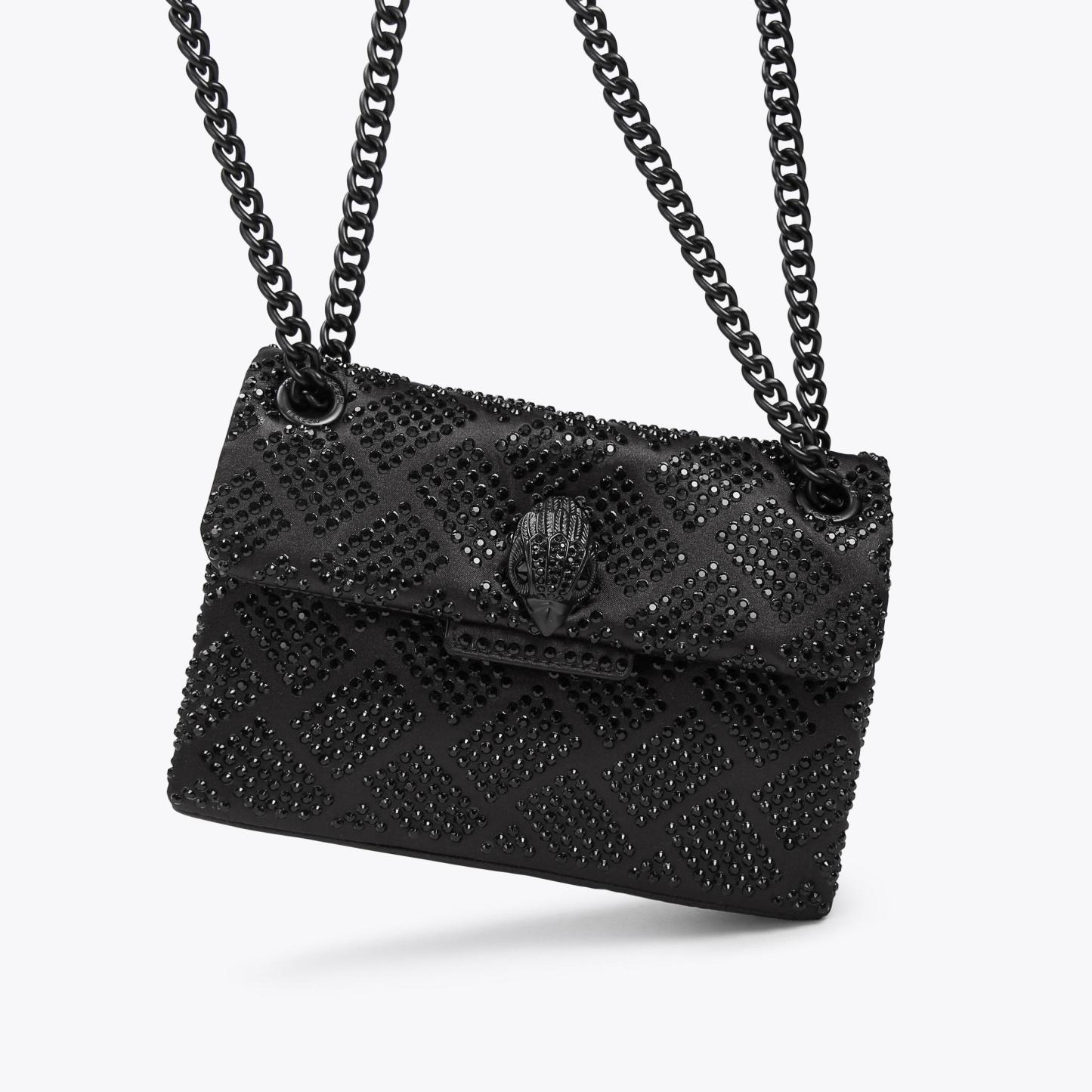 Kurt Geiger London Mini Crystal Kensington Bag - Black - view 6