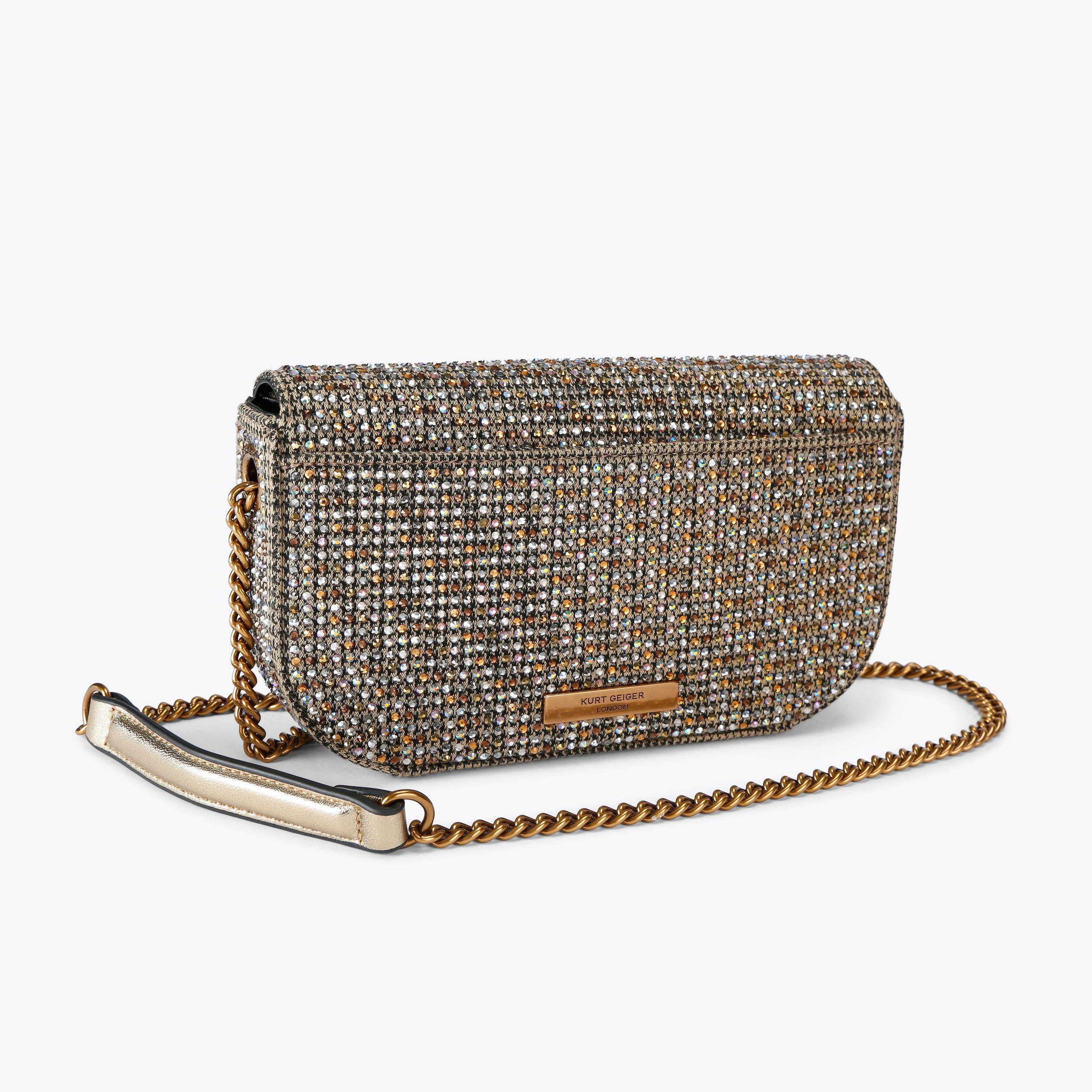 Kurt Geiger London Small Chelsea Cross Body Bag - Beige - view 4