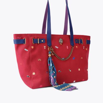 Kurt Geiger London Sloane Shopper Bag - Red - view 3