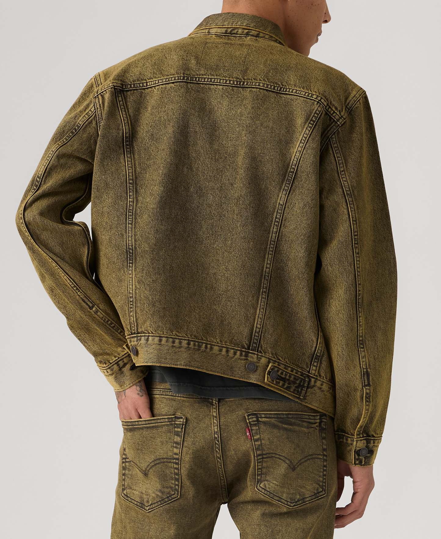 Levi's Men's Regular-Fit Stretch Denim Trucker Jacket - Space Dust