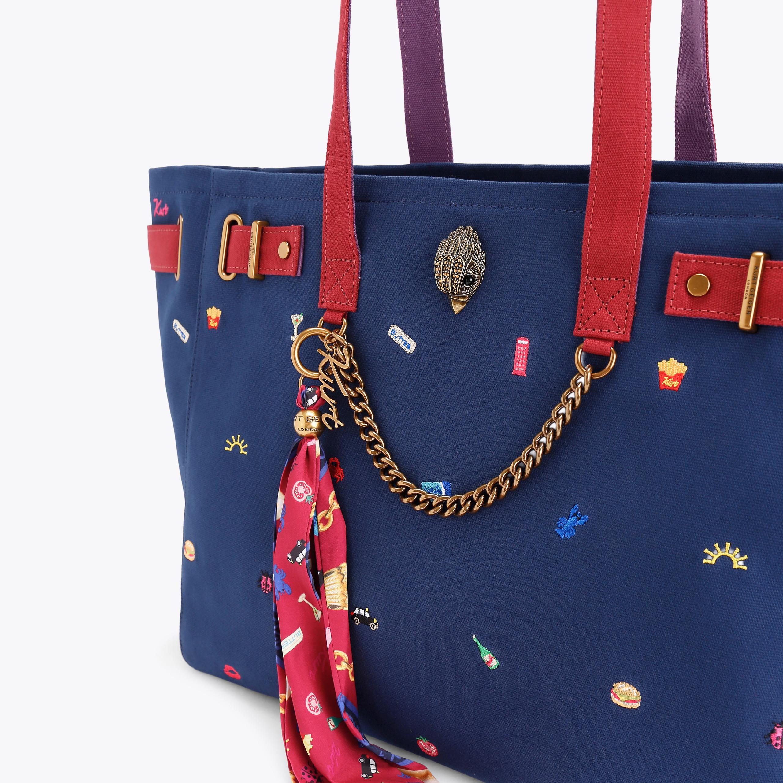 Kurt Geiger London Sloane Shopper Bag - Blue - view 6