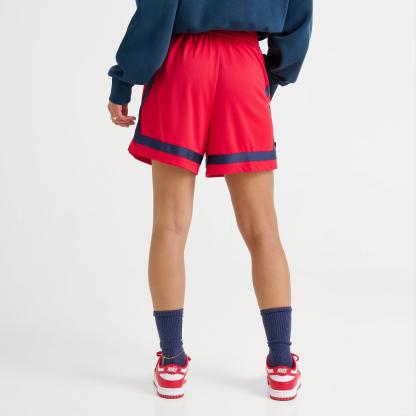 Women's Nike Caitlin Clark Crossover Dri-FIT 5" Basketball Shorts - University Red/Midnight Navy/Midnight Navy