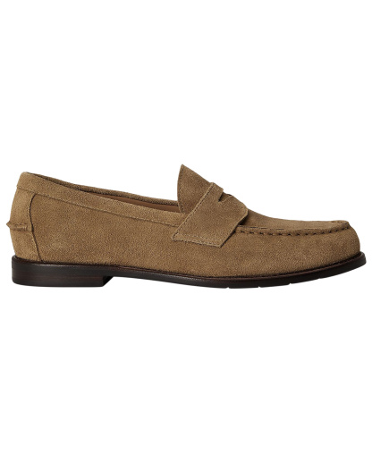 Polo Ralph Lauren Men's Alston Penny Round-Toe Loafers - Beige