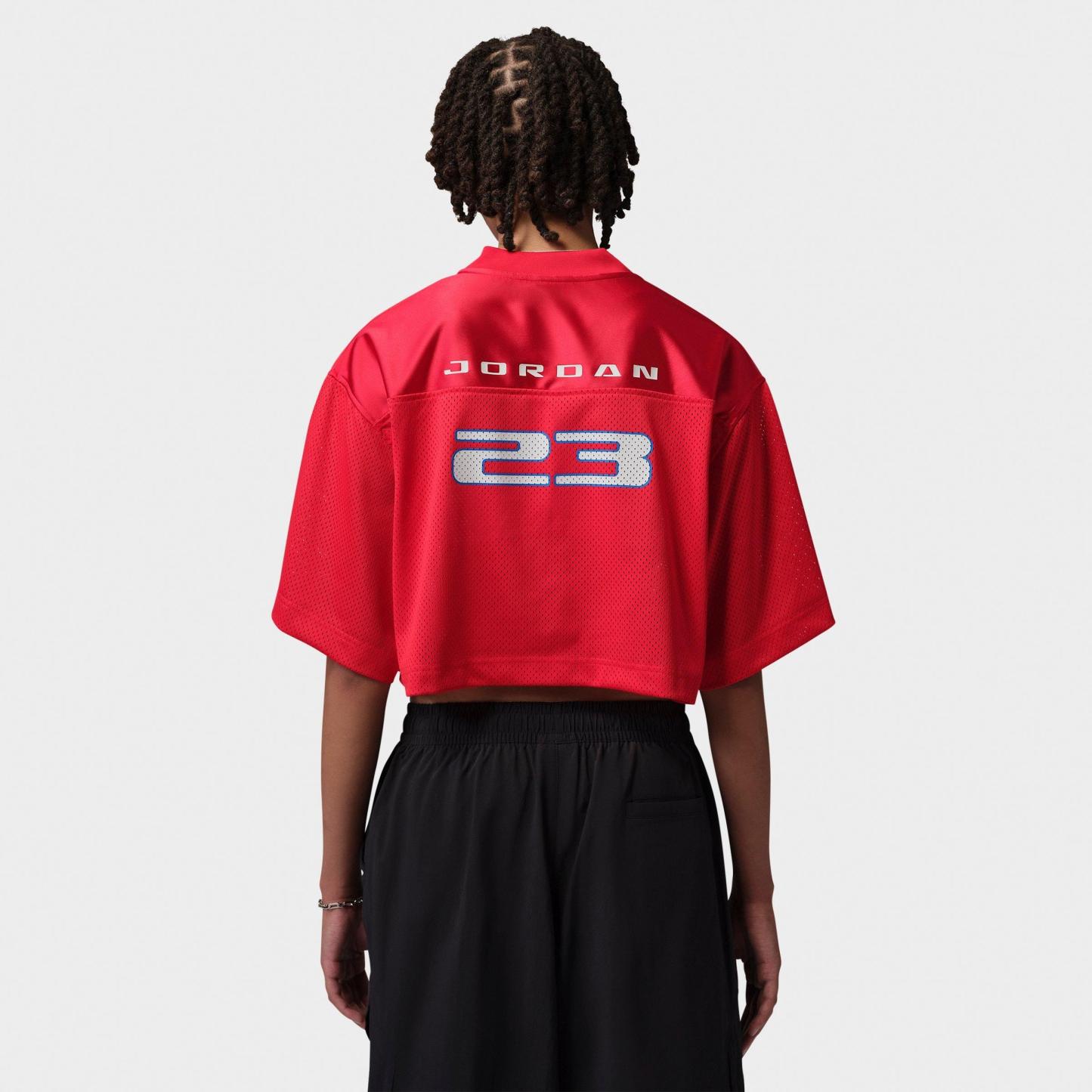 Women's Jordan Brooklyn Short-Sleeve Jersey Top - University Red